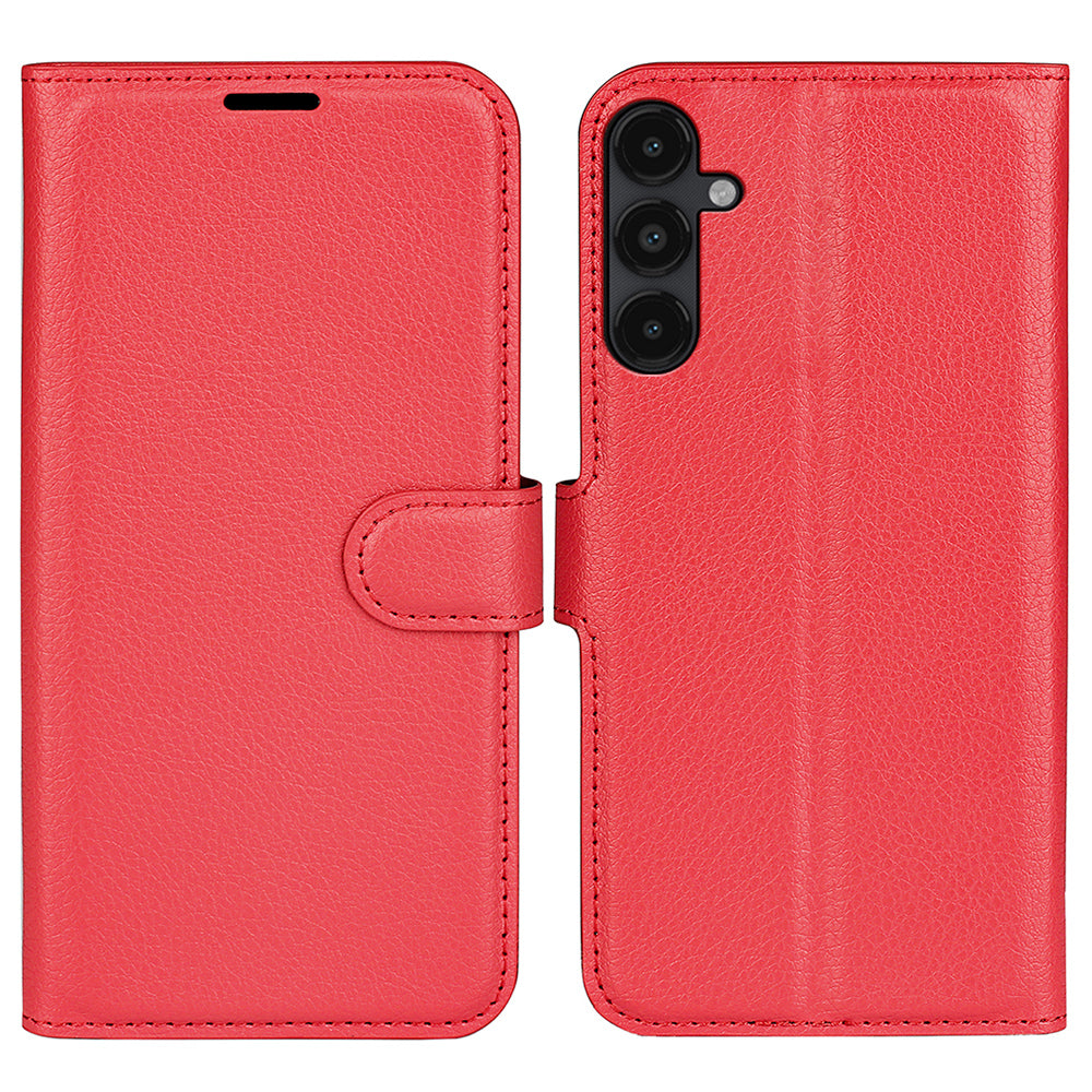 PU Leather Phone Shell for Samsung Galaxy M14 5G Litchi Texture Wallet Cover Stand Phone Case PU Leather Phone Shell for Samsung Galaxy M14 5G Litchi Texture Wallet Cover Stand Phone Case
